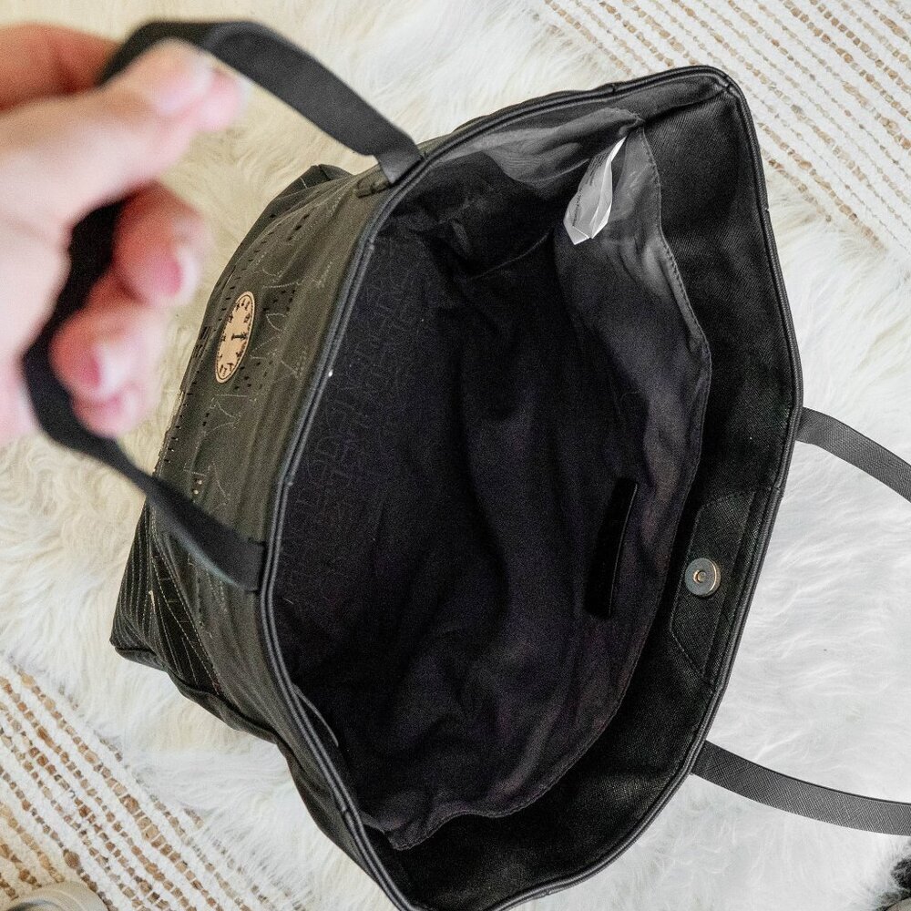 Disney x Danielle Nicole Cinderella Castle Tote Bag | Black Fairytale Purse - Picture 7 of 13